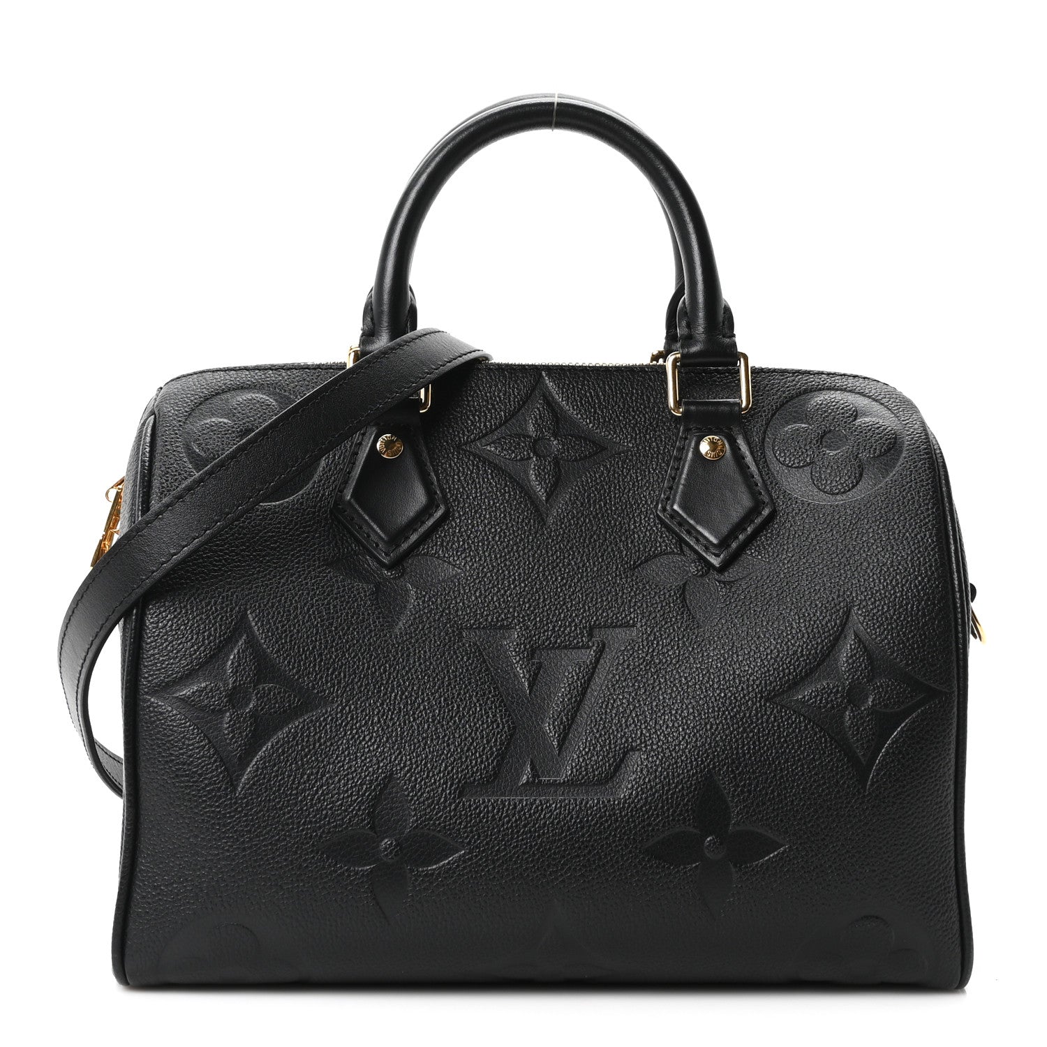 Empreinte Monogram Giant Speedy Bandouliere 25 Black