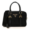 Tessuto Nylon Saffiano Bauletto Black