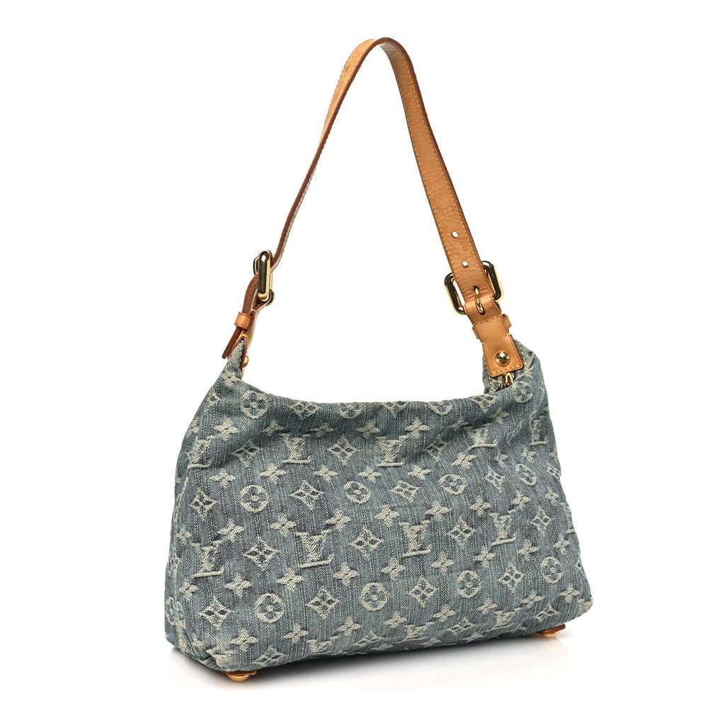 Monogram Denim Baggy PM Blue