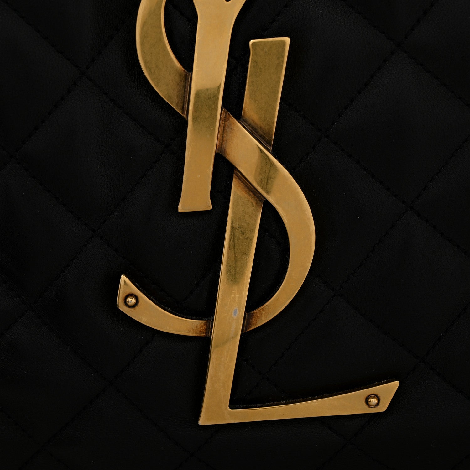 Lambskin Quilted Maxi Icare Shopping Tote Black