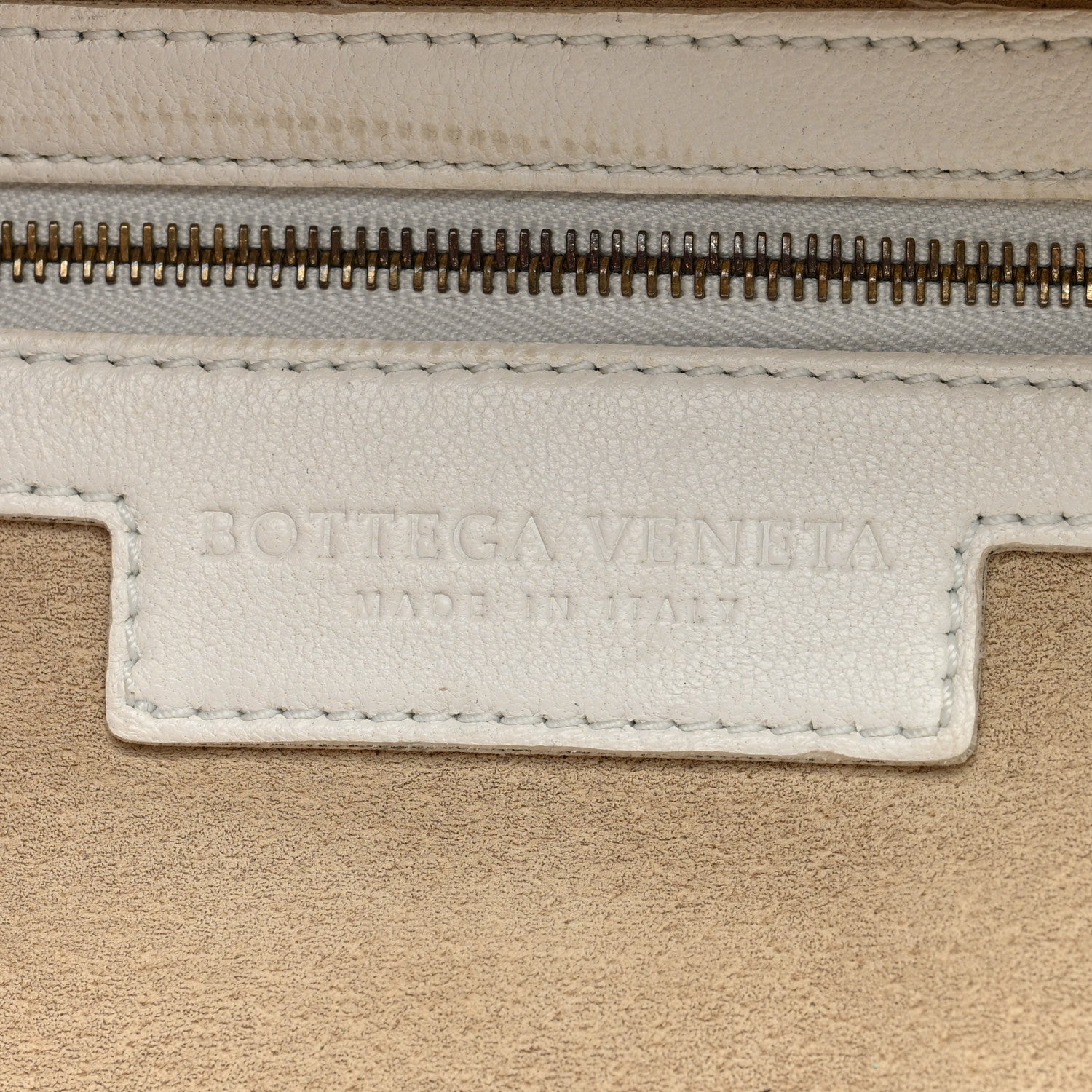 Nappa Intrecciato Montaigne Bag White