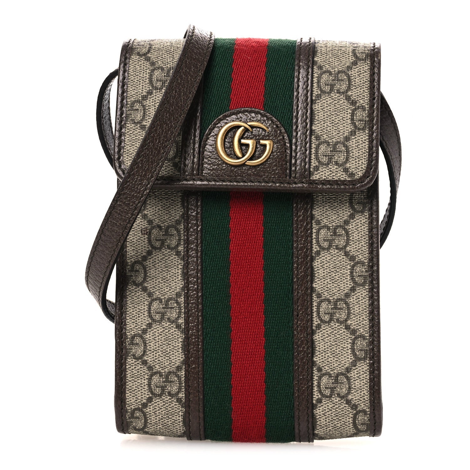 GG Supreme Monogram Web Mini Ophidia Crossbody Bag Beige New Acero