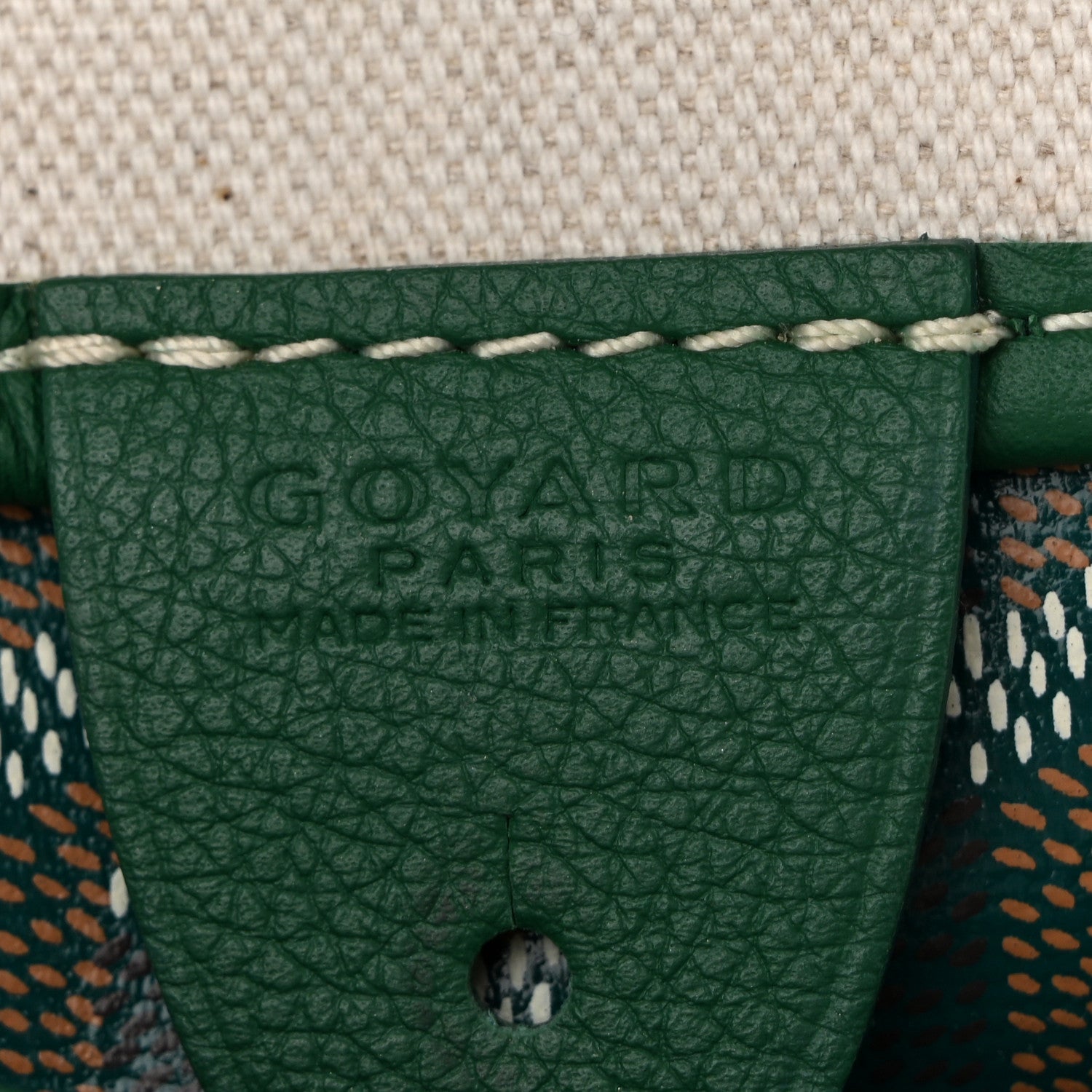 Goyardine Artois PM Green