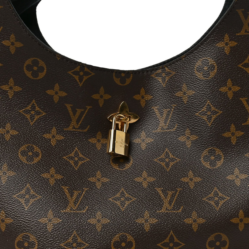 Monogram Snakeskin Flower Hobo
