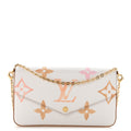 Monogram Giant By The Pool 2.0 Felicie Pochette Chain Wallet Beige