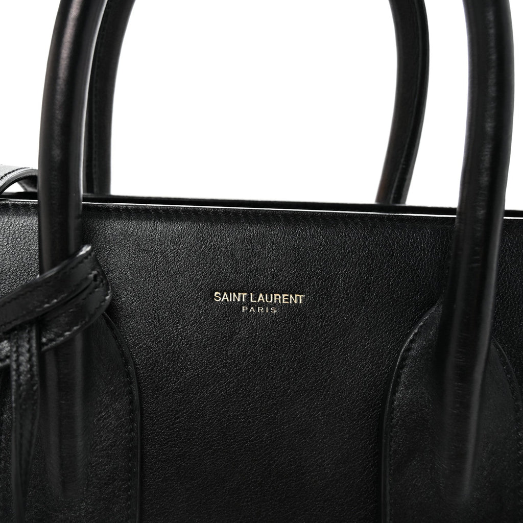 Calfskin Small Sac De Jour Black Black