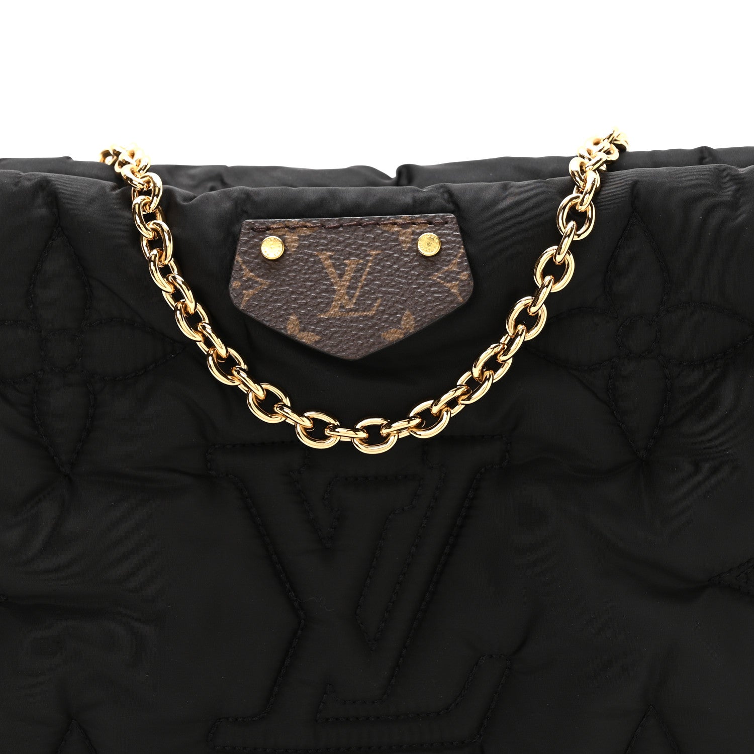 Econyl Monogram Pillow Maxi Multi Pochette Accessories Black
