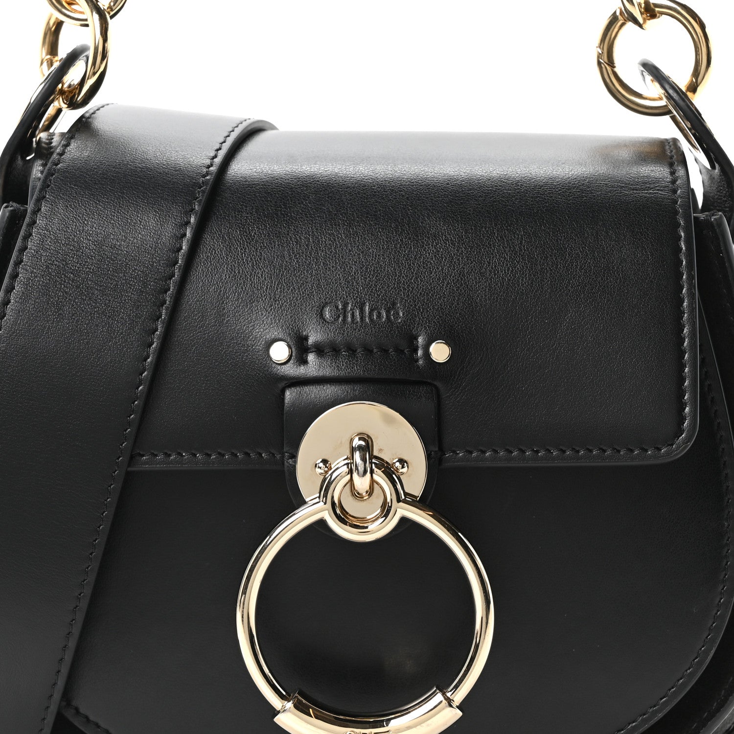 Calfskin Small Tess Bag Black