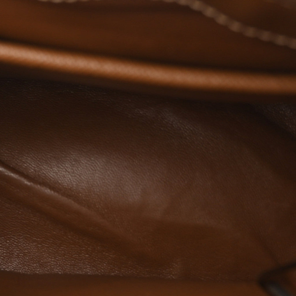 Saffiano Lux Small Galleria Double Zip Tote Cannella Talco