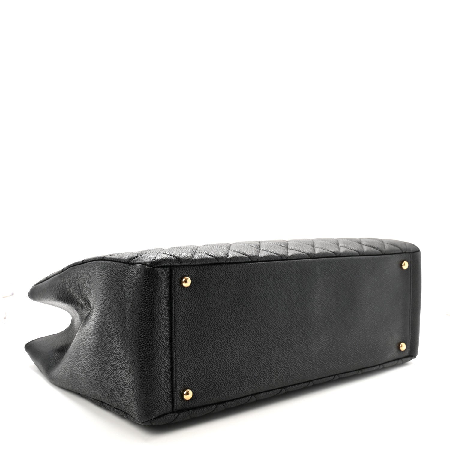 Caviar Quilted XL Grand Shopping Tote GST Black