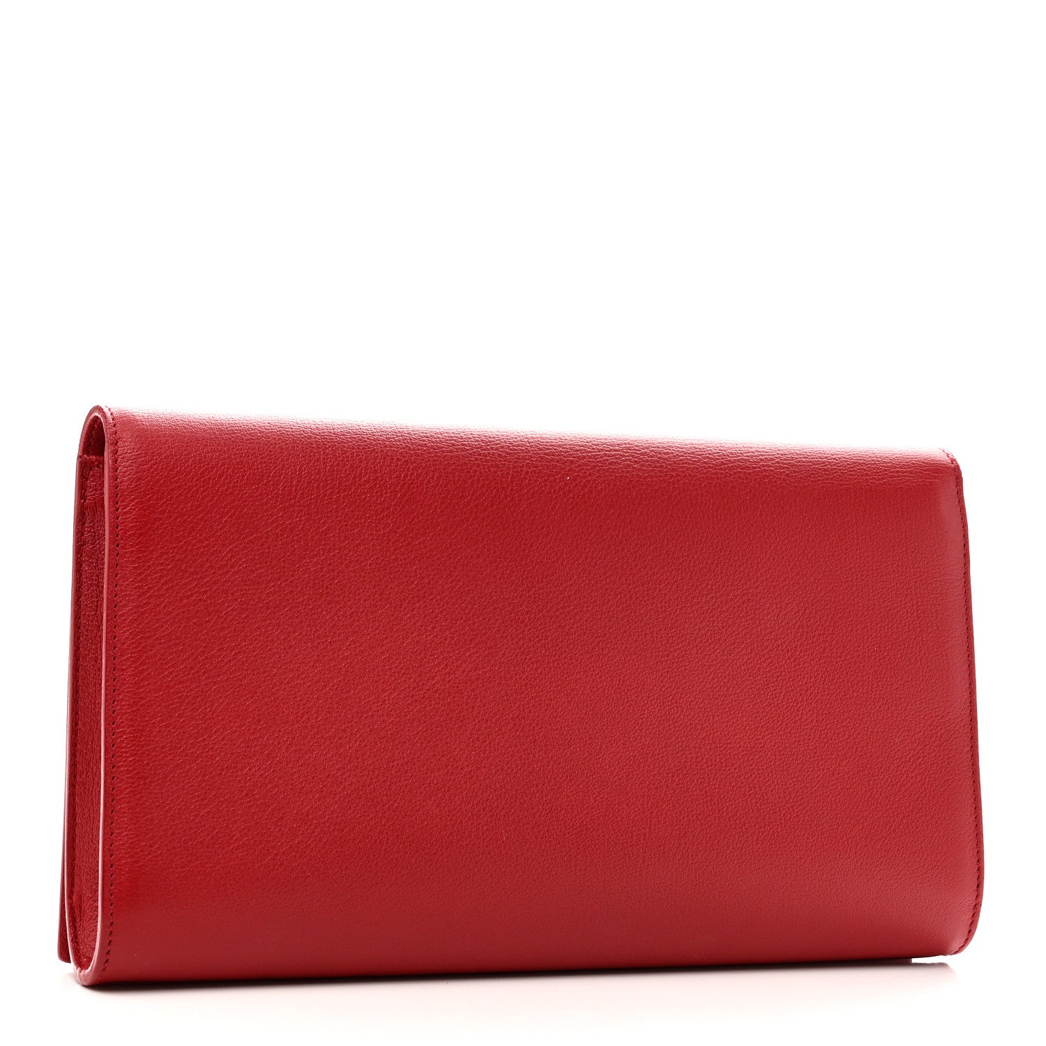 Calfskin Monogram Large Belle De Jour Clutch Red