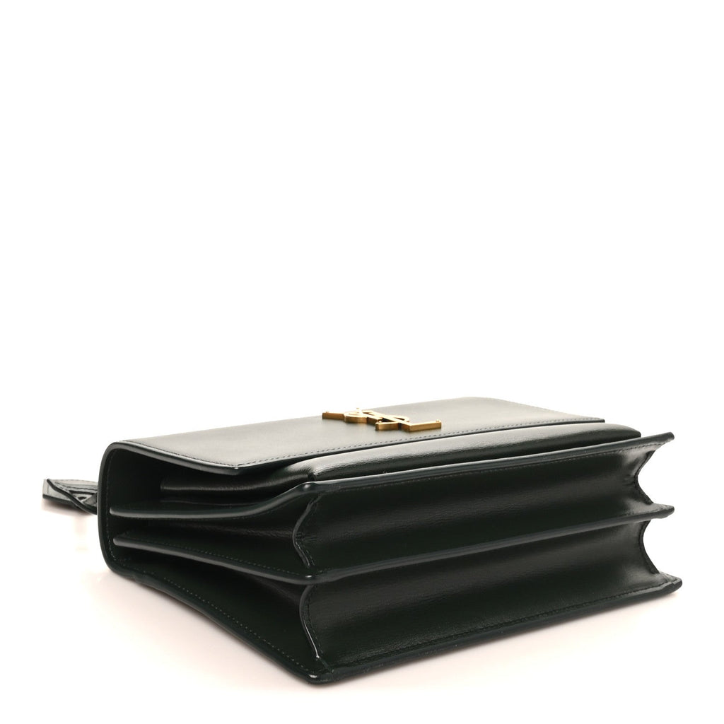Calfskin Medium Monogram Sunset New Vert Fonce