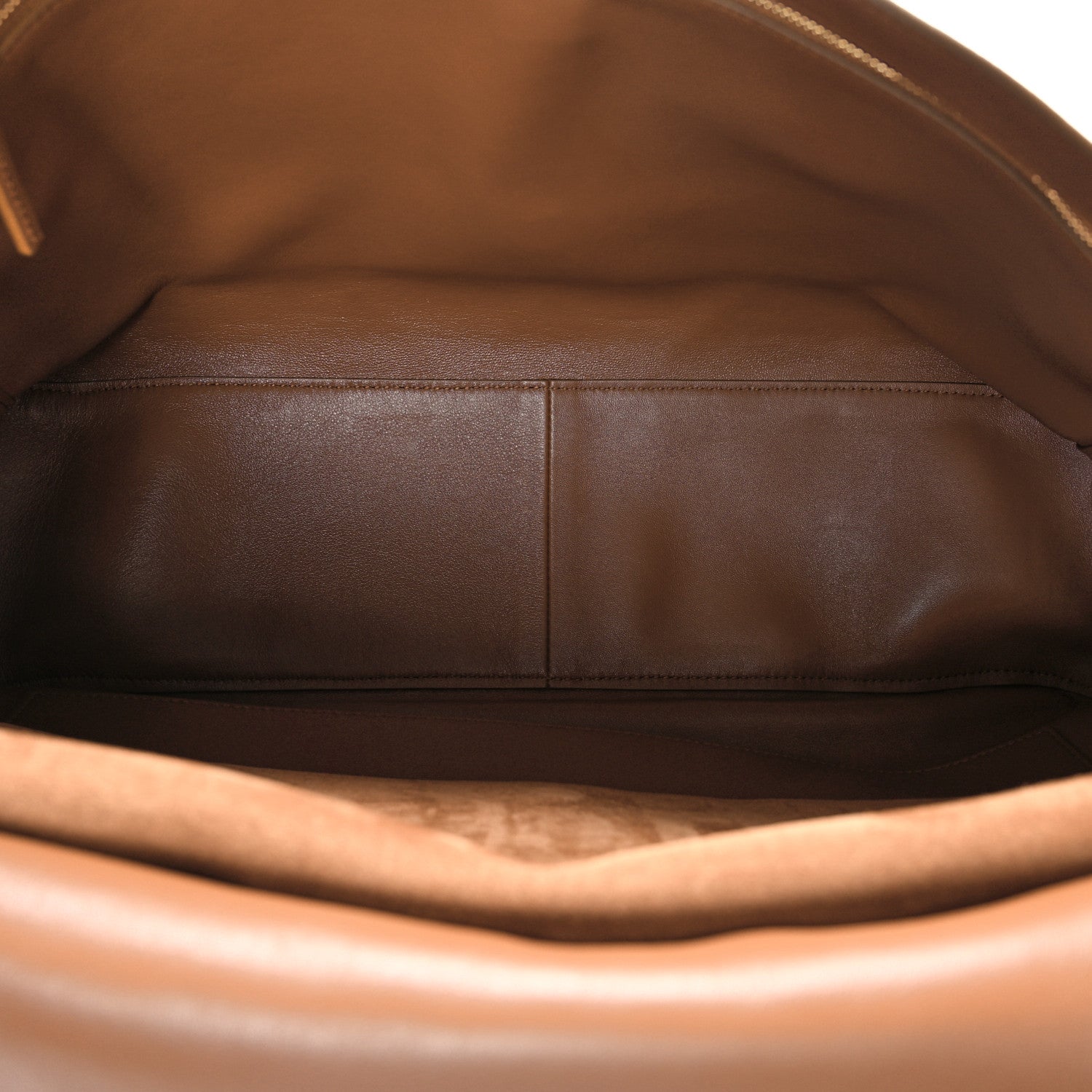 Suede Calfskin Souplissimo Maxi Flap Camel
