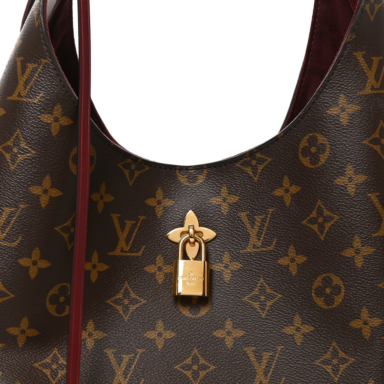 Monogram Flower Hobo Bordeaux