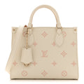 Empreinte Monogram Onthego PM Milky White Peach