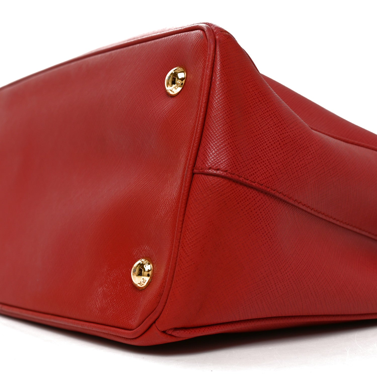 Saffiano Lux Medium Tote Fuoco