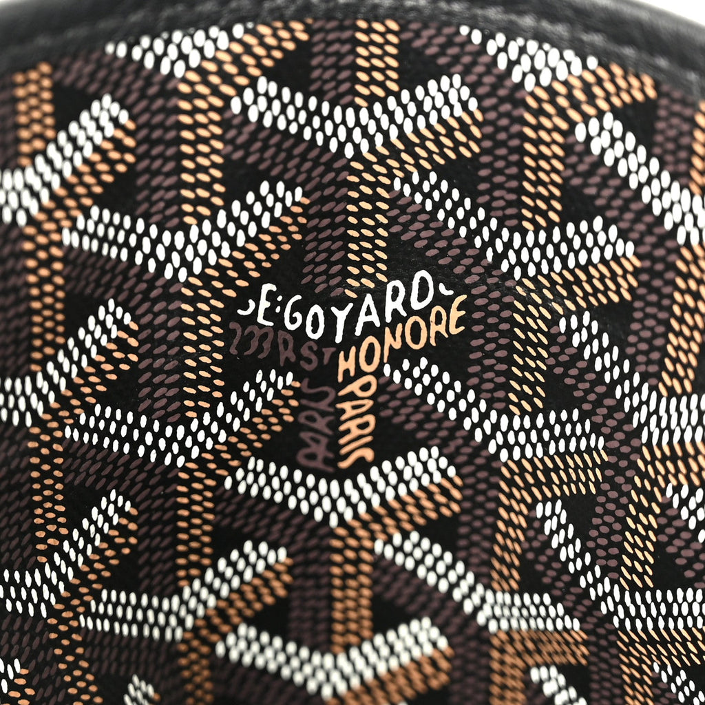 Goyardine Reversible Mini Anjou Black