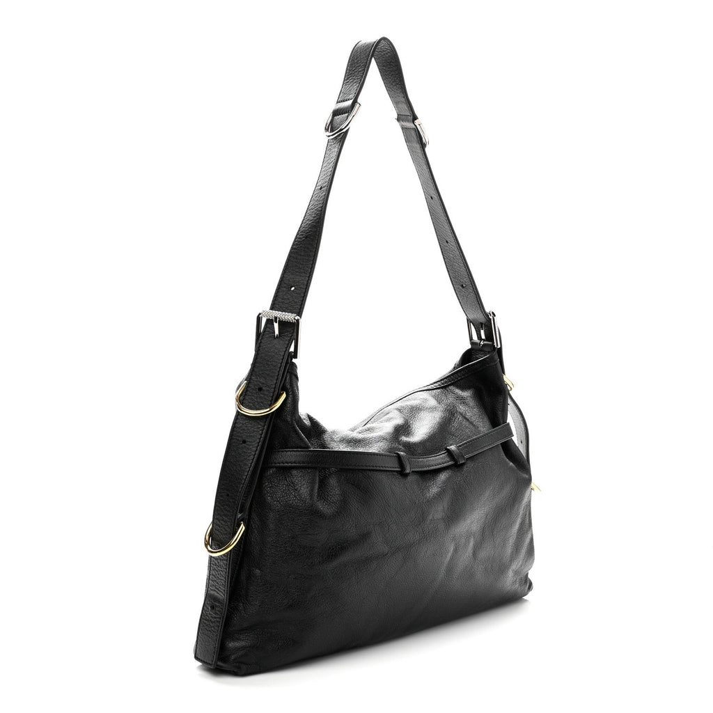 Calfskin Medium Voyou Bag Black