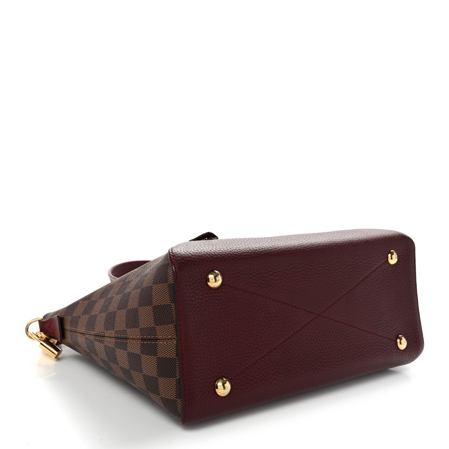 Damier Ebene Cuir Taurillon Hyde Park Fuchsia
