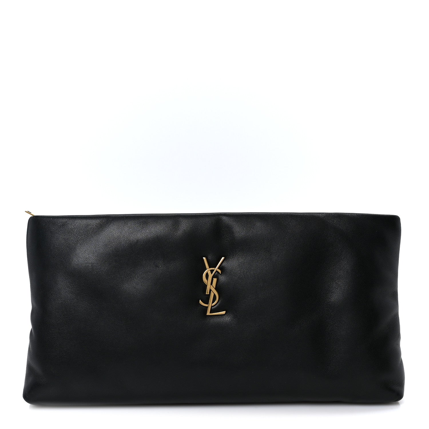 Lambskin Long Calypso Pouch Black