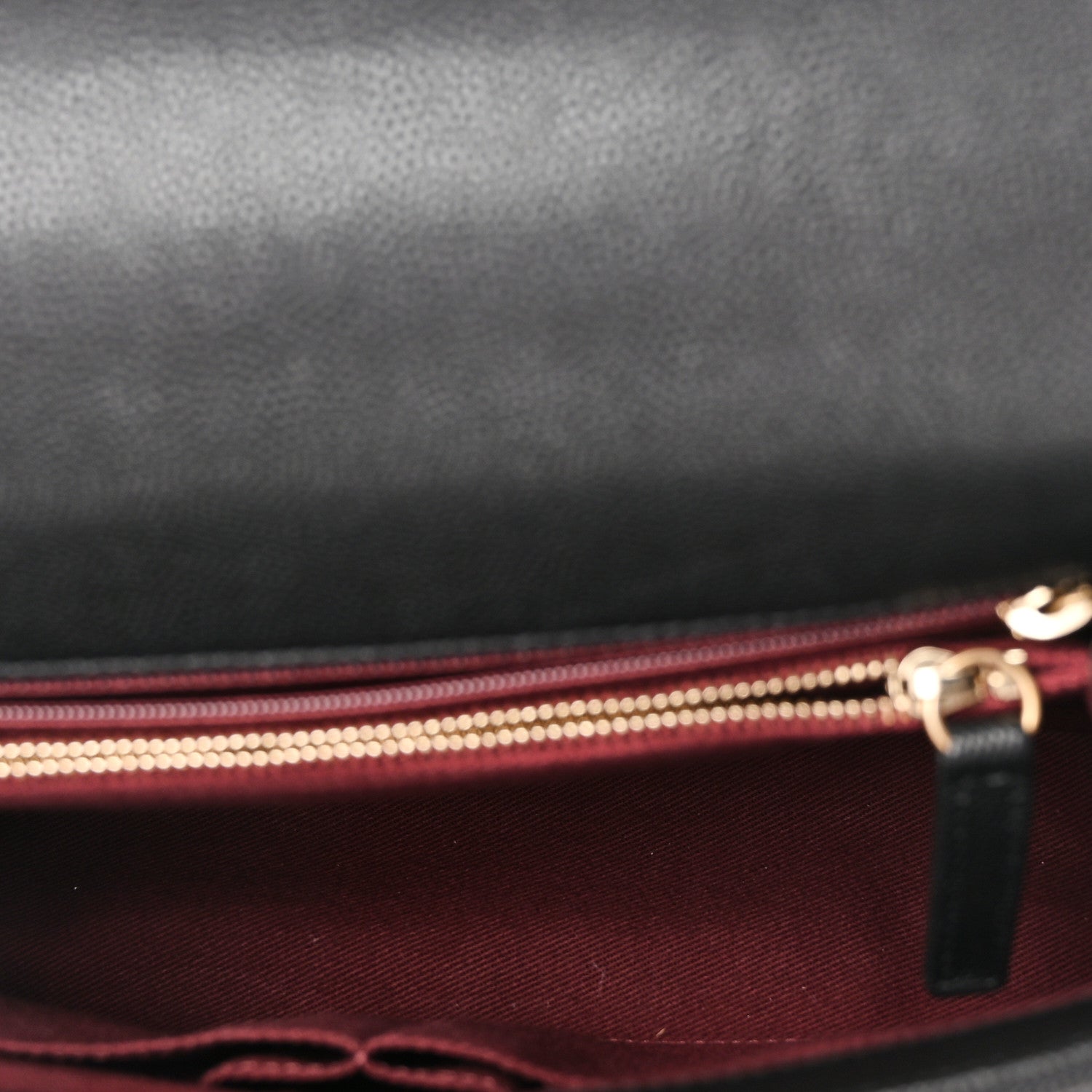 Caviar Quilted Small Coco Handle Flap Black