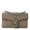 GG Supreme Monogram Small Dionysus Shoulder Bag Taupe