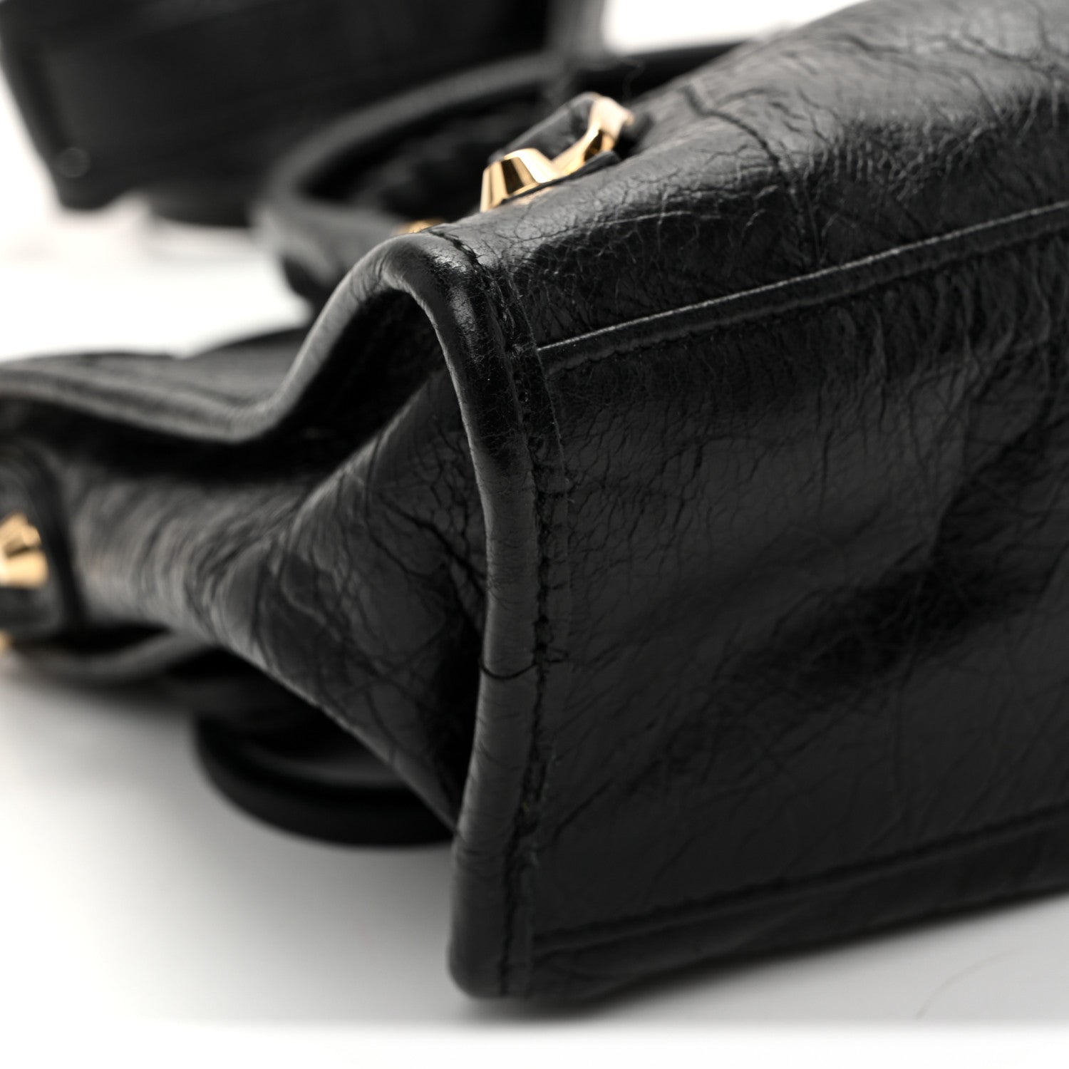 Agneau Classic Gold Hardware S City Black