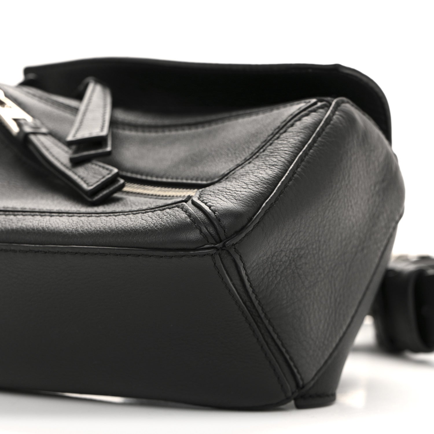 Calfskin Mini Puzzle Bumbag Black