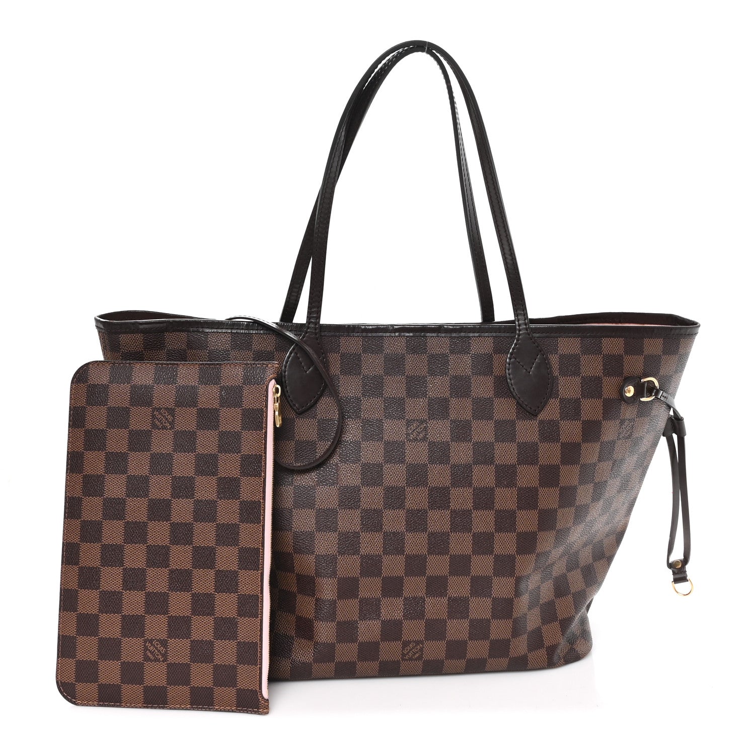 Damier Ebene Neo Neverfull MM Rose Ballerine Rose Ballerine