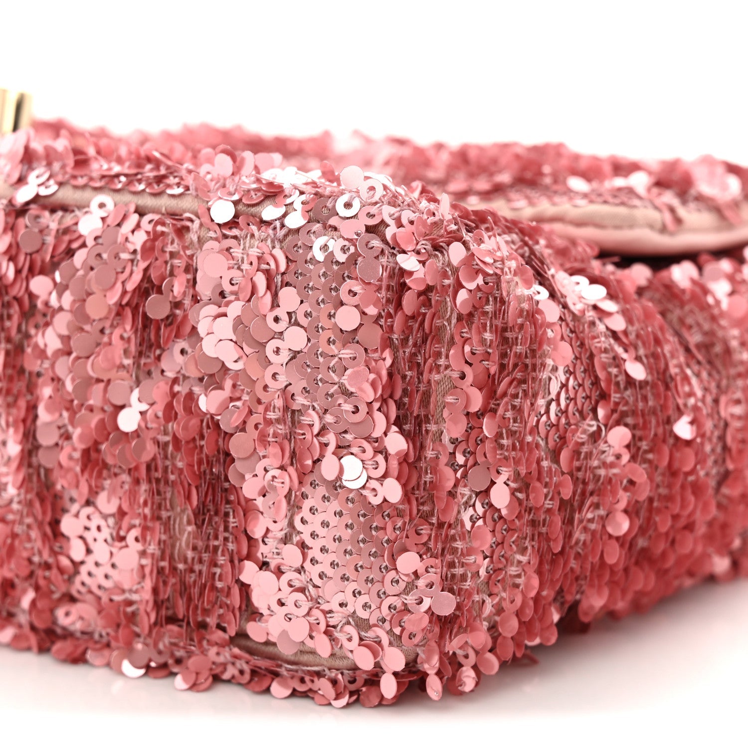 Sequin Mini Rectangular Flap Pink
