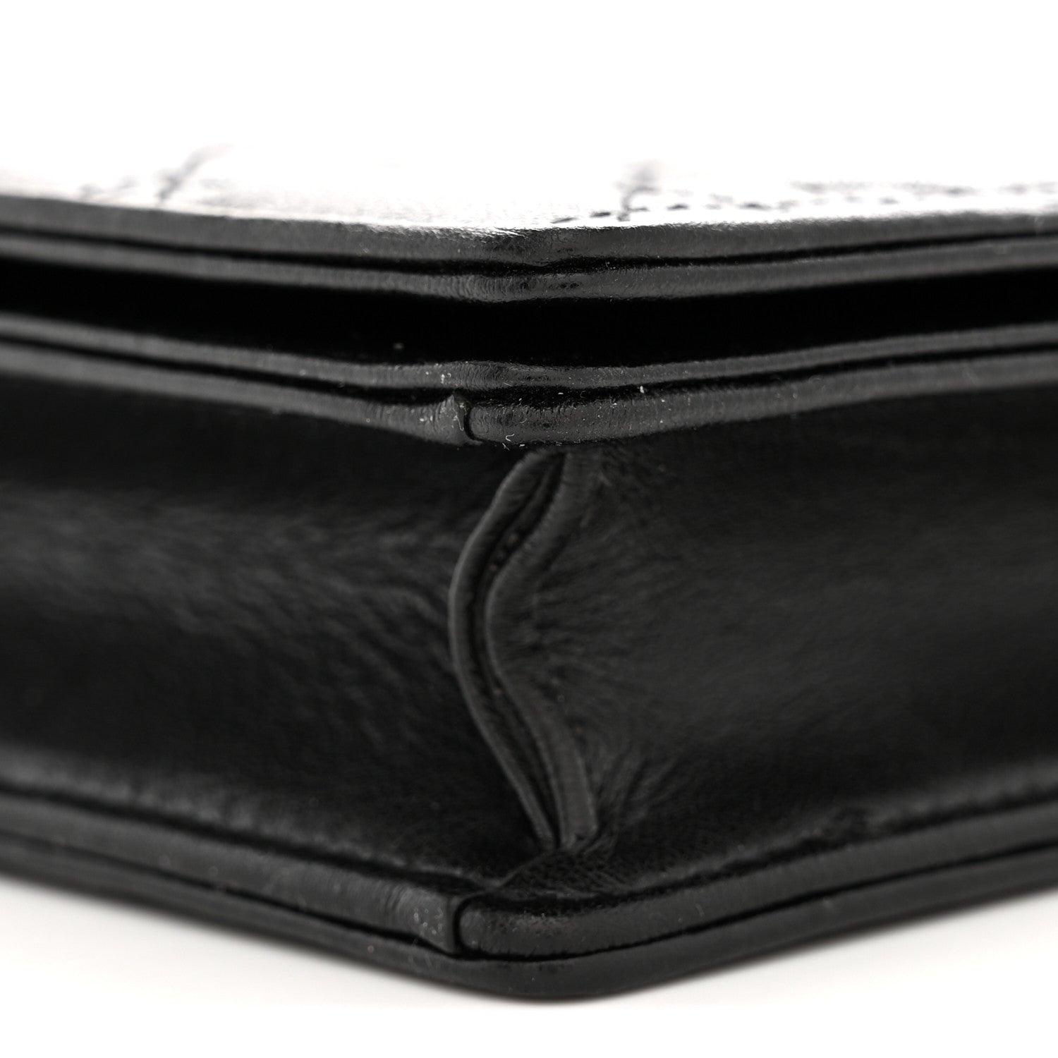 Lambskin Cannage Lady Dior Pouch Black
