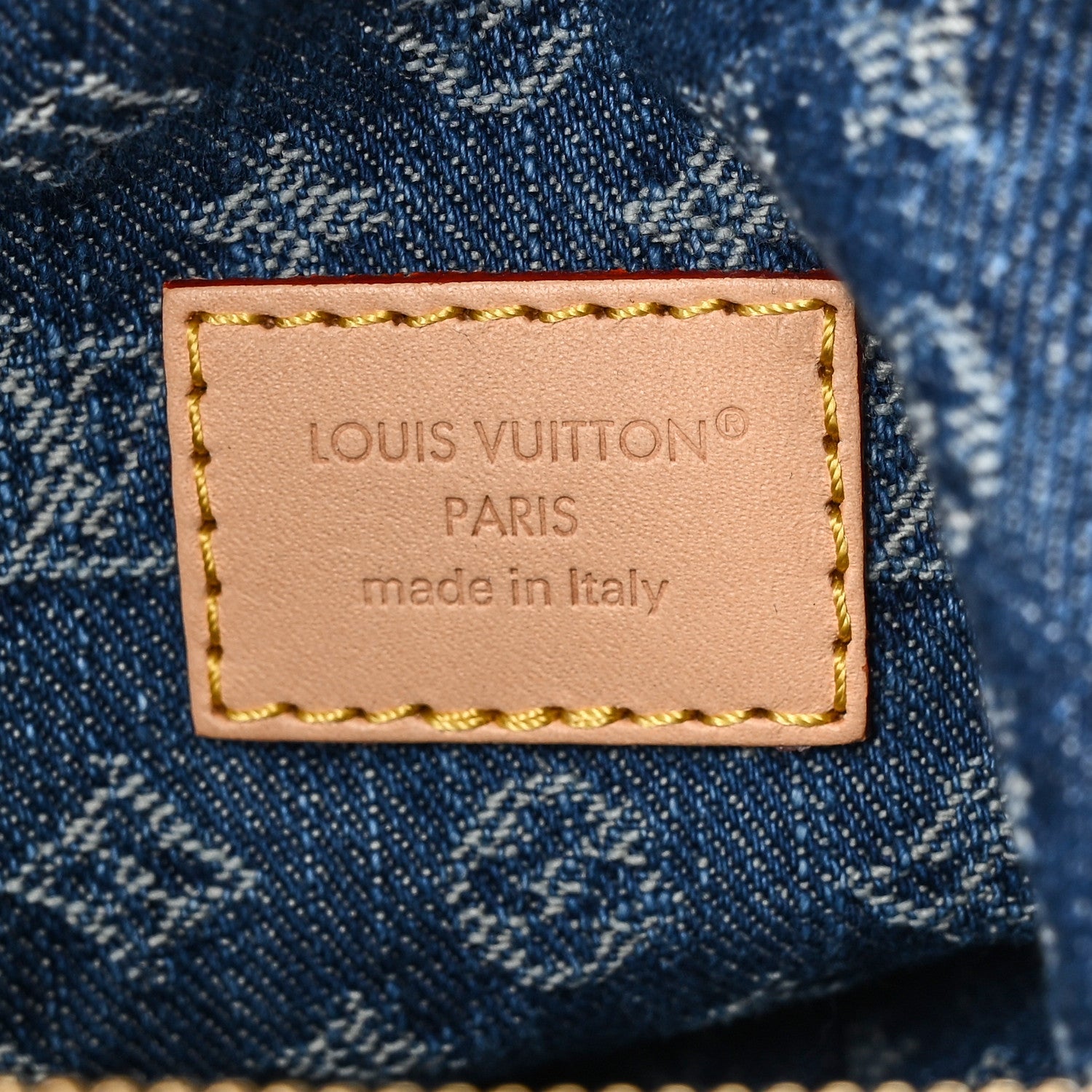 Monogram Denim Baggy NM Blue
