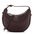 Supple Grained Calfskin Teen Lulu Shoulder Bag Deep Burgundy