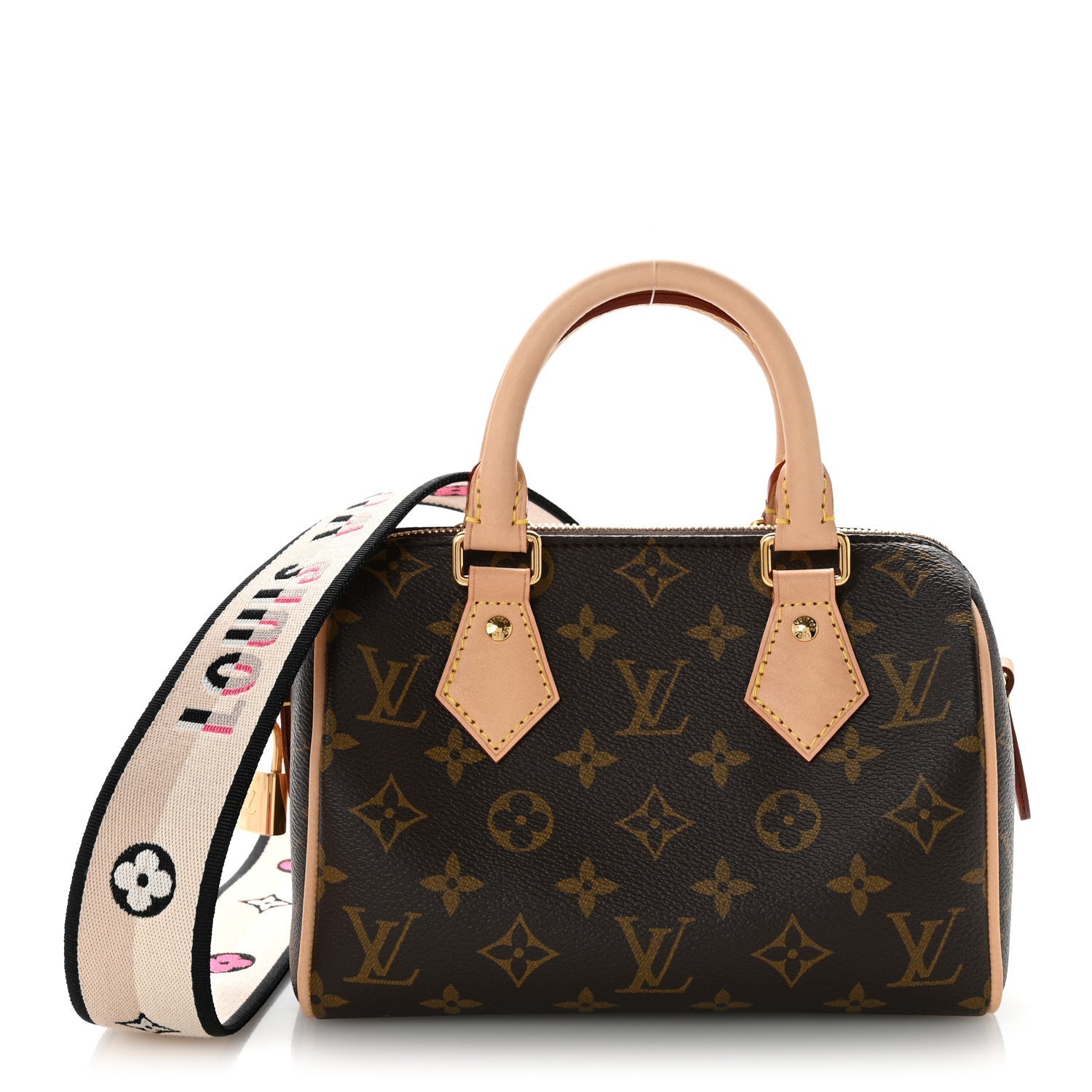 Monogram Speedy Bandouliere 20 Black
