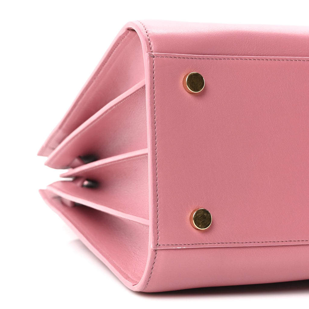 Calfskin Small Sac De Jour Dark Rose