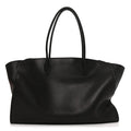 Polished Saddle Calfskin Marlo 17 Tote Bag Black