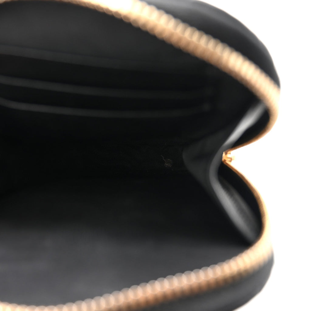 Lambskin Cannage Lady Dior Phone Holder Black