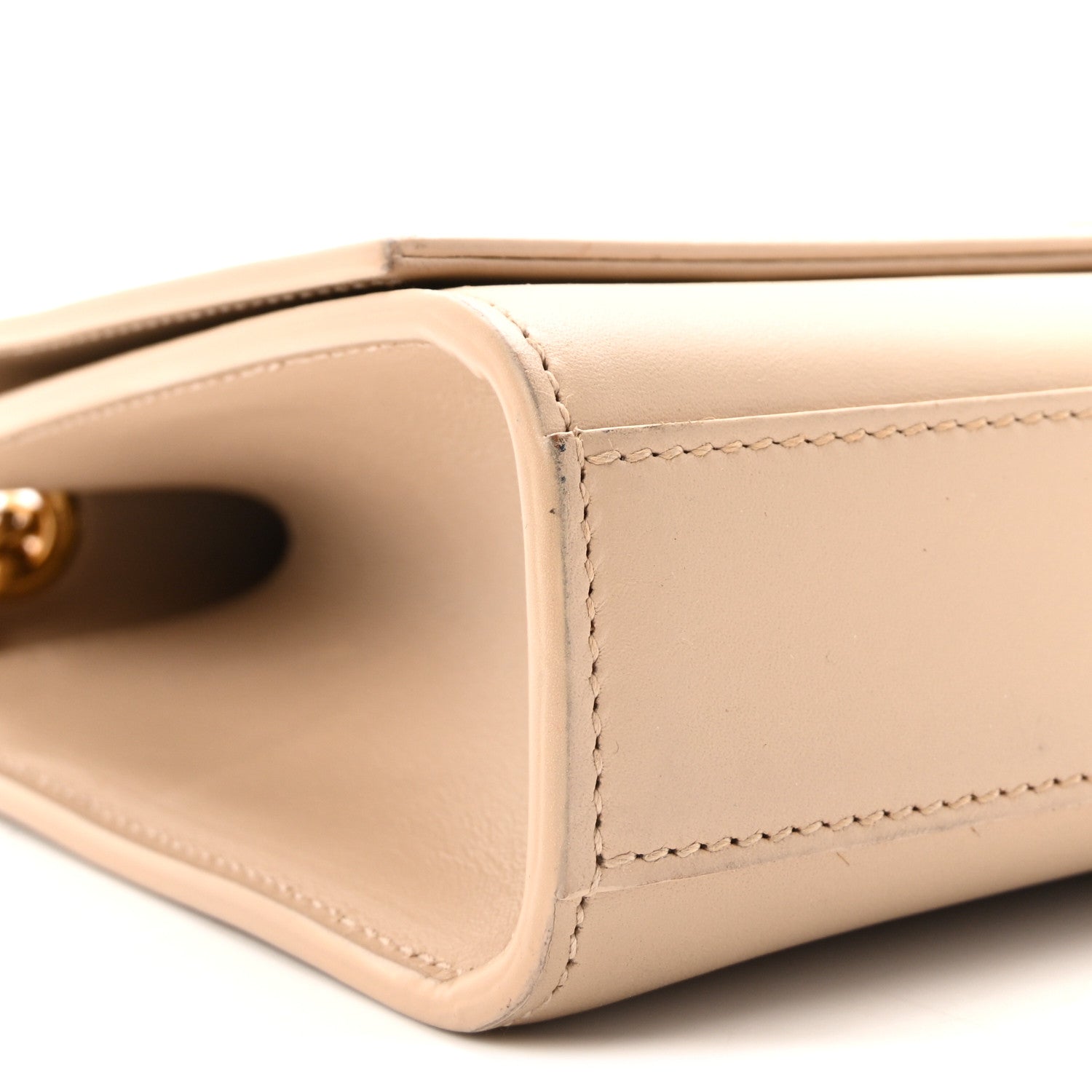 Smooth Calfskin Medium Classic Monogram Kate Tassel Satchel Nude Powder