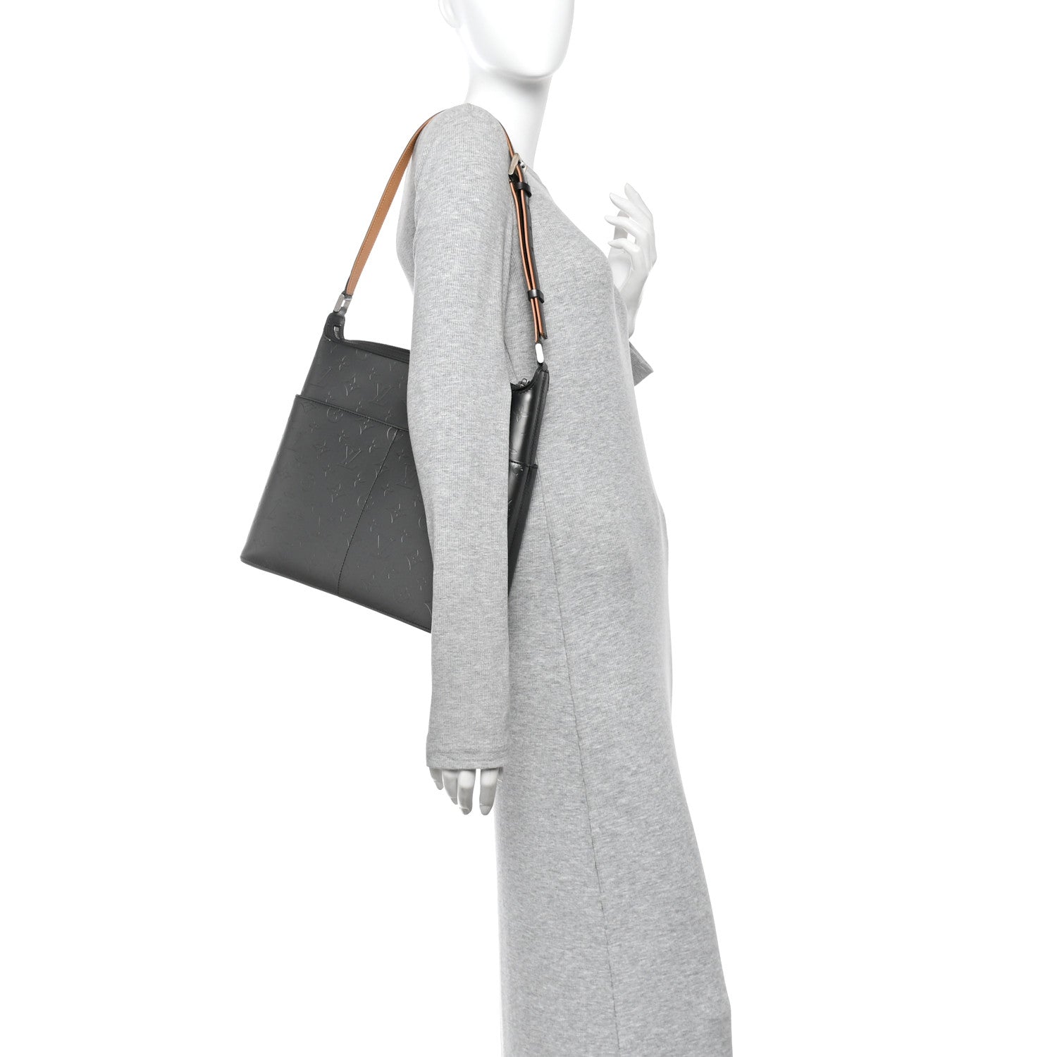 Mat Monogram Sutter Tote Black