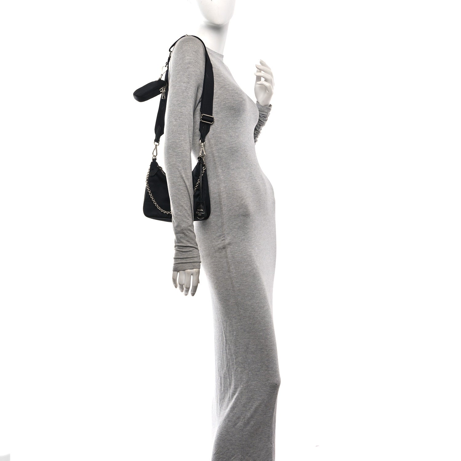 Nylon Re-Edition 2005 Shoulder Bag Black