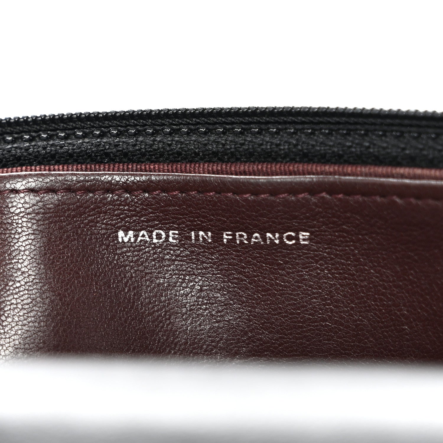 Lambskin Quilted Wallet On Chain WOC Black