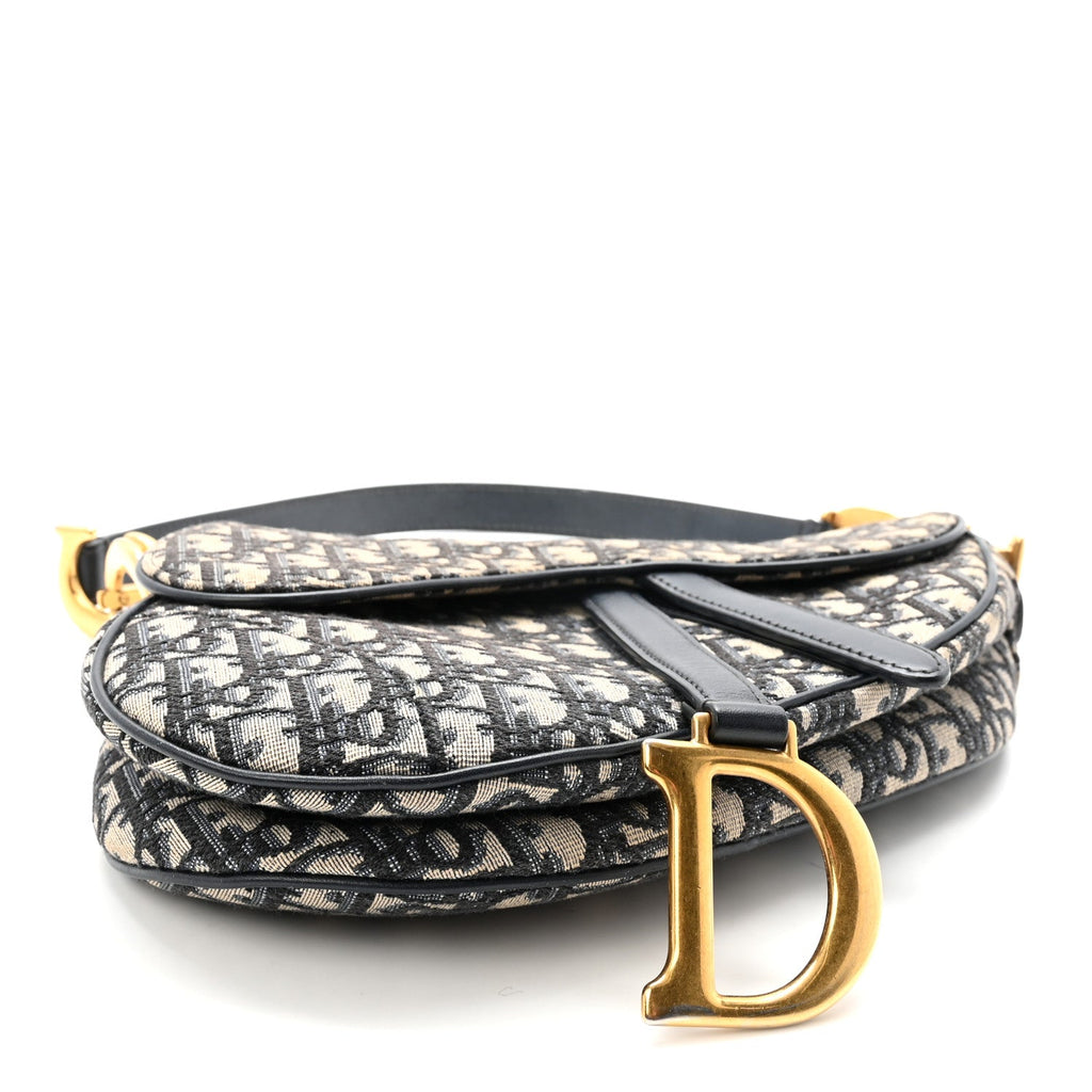Oblique Saddle Bag Blue