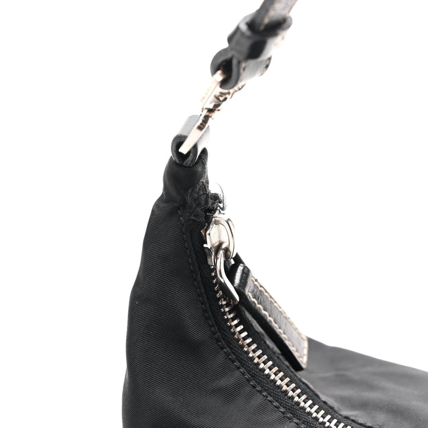 Tessuto Nylon Pochette Bag Black