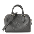 Shimmery Empreinte Monogram Giant Speedy Bandouliere 20 Gun Metal