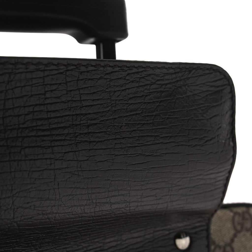 GG Plus Monogram Small Web Trolley Brown