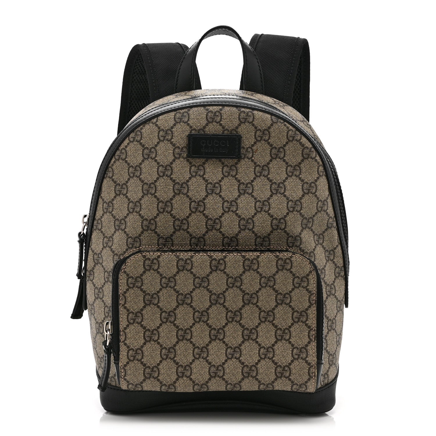 GG Supreme Monogram Small Eden Day Backpack Black