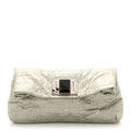 Jacquard Quilted Monogram Altair Clutch Argent