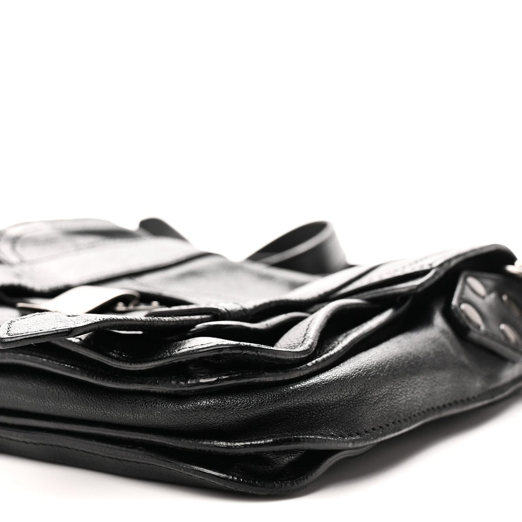 Lambskin PS1 Pouch Messenger Black