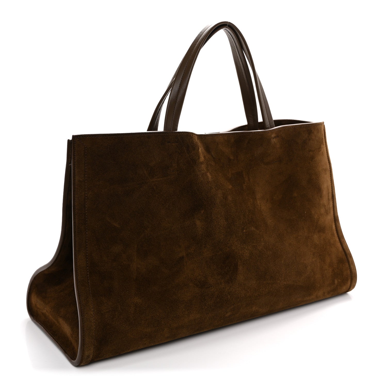 Suede Medium Kit Cabas Khaki