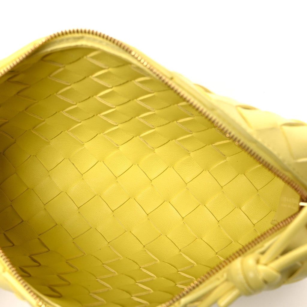 Nappa Intrecciato Loop Baguette Bag Sherbert